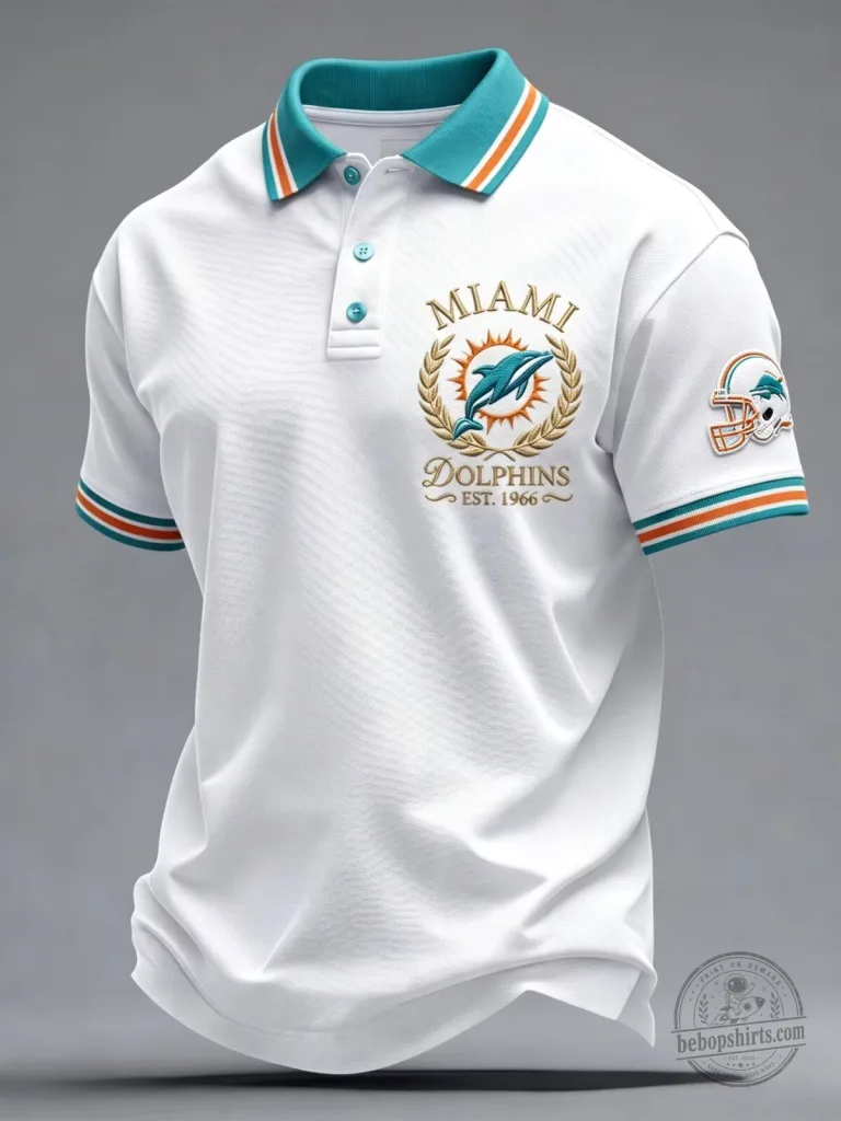 Miami Dolphins Game Day Apparel Performance Polo Shirt 9 Miami Dolphins Game Day Apparel Performance Polo Shirt