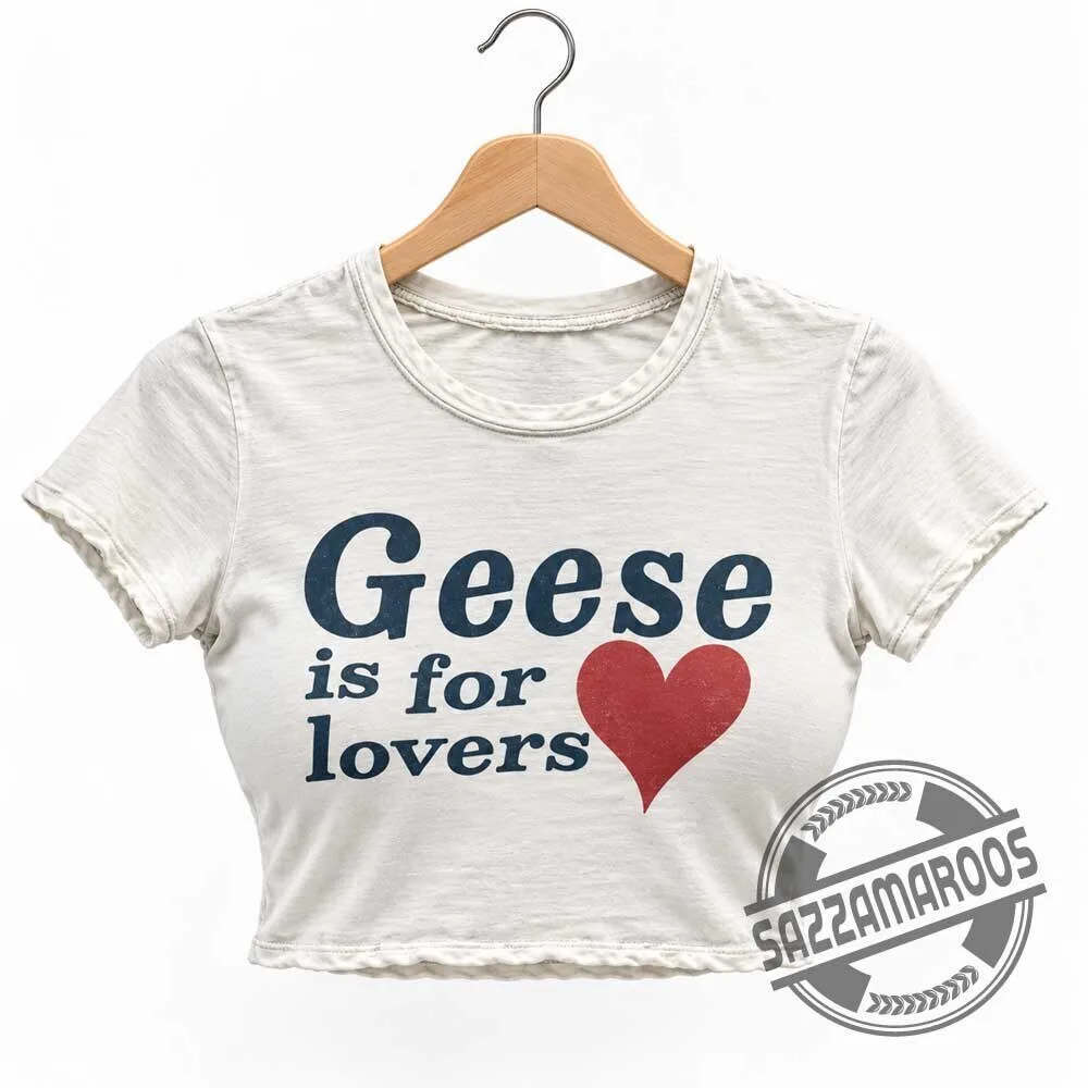 Geese Is for Lovers Croptop Baby Tee Shirt 3 Geese Is for Lovers Croptop Baby Tee Shirt