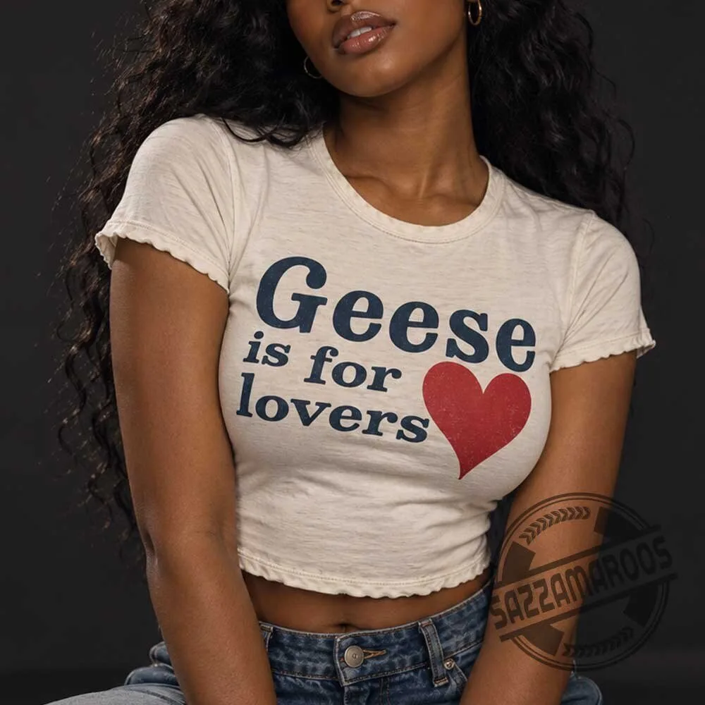 Geese Is for Lovers Croptop Baby Tee Shirt 5 Geese Is for Lovers Croptop Baby Tee Shirt