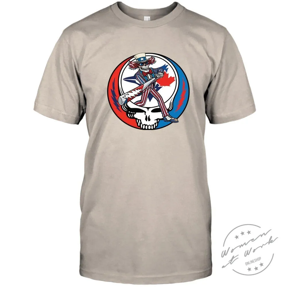 Toronto Blue Jays Shirt Grateful Dead Stealie Uncle Sam T-Shirt