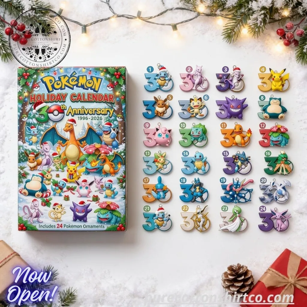 Unlock Holiday Magic with Pokémon & F1 Advent Calendars and More! 27 Pokemon 30th Anniversary Advent Calendar
