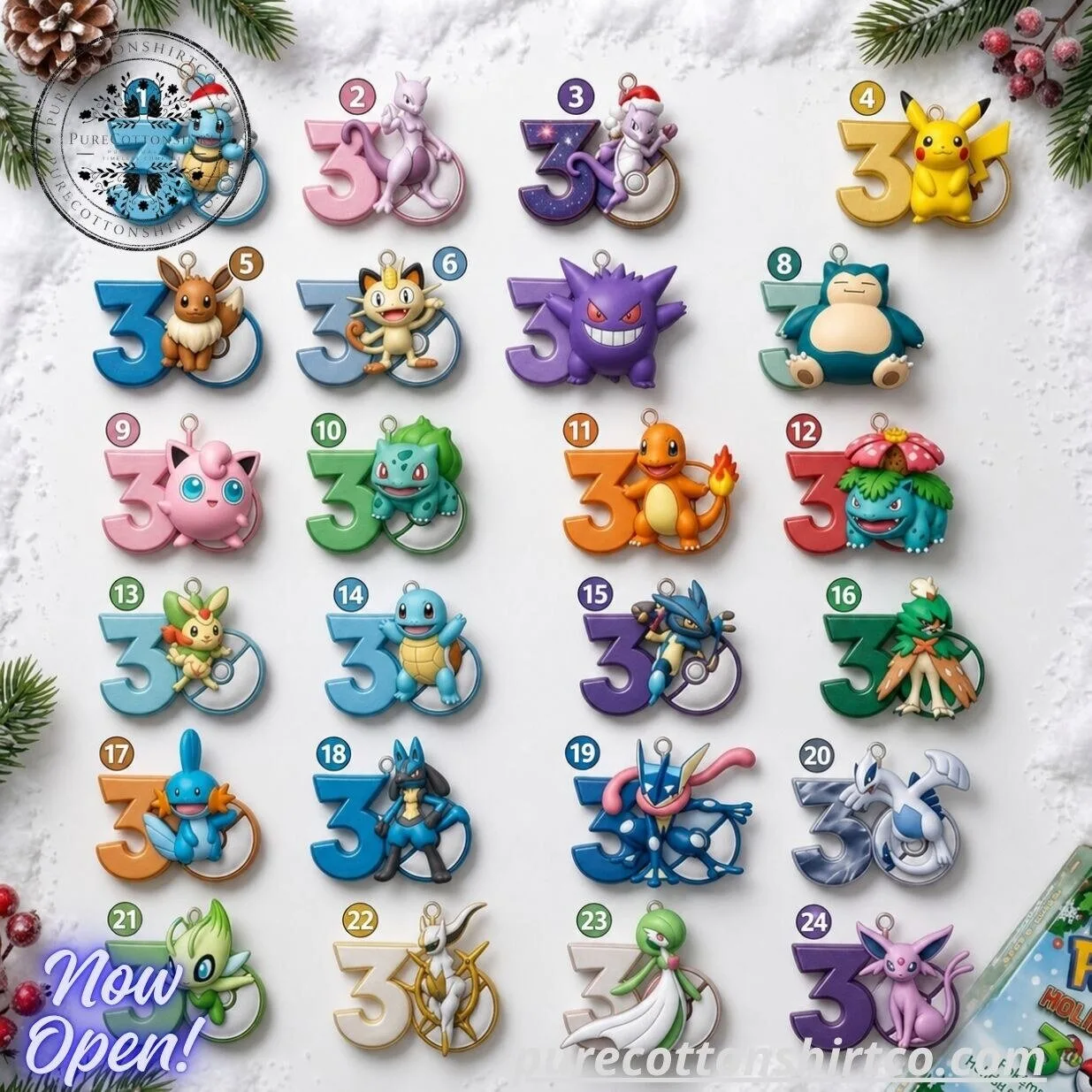 Pokemon 30th Anniversary Advent Calendar 7 Pokemon 30th Anniversary Advent Calendar