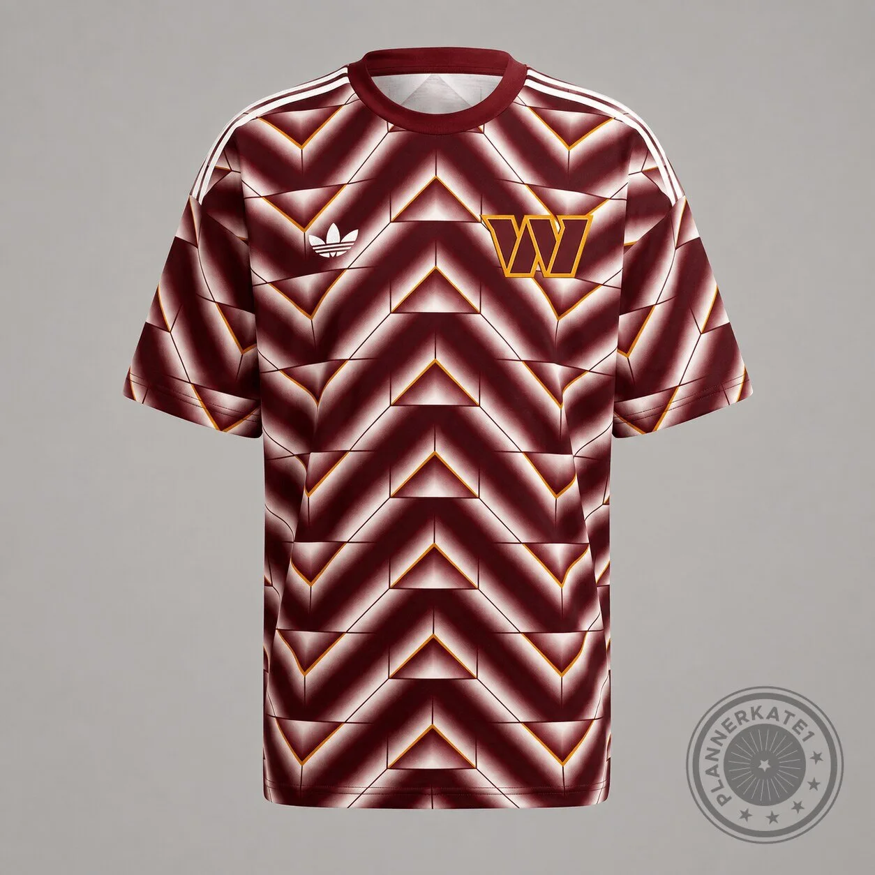 Washington Commanders NFL Geometric Pattern Graphic T-Shirt