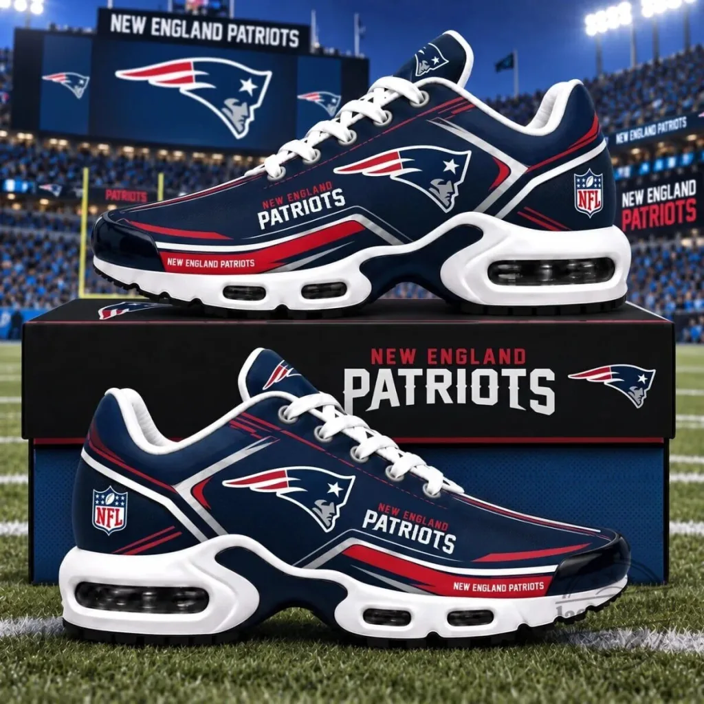 New England Patriots NFL Fan Gear Sneakers Shoes for Men and Women New England Patriots NFL Fan Gear Sneakers Shoes for Men and Women