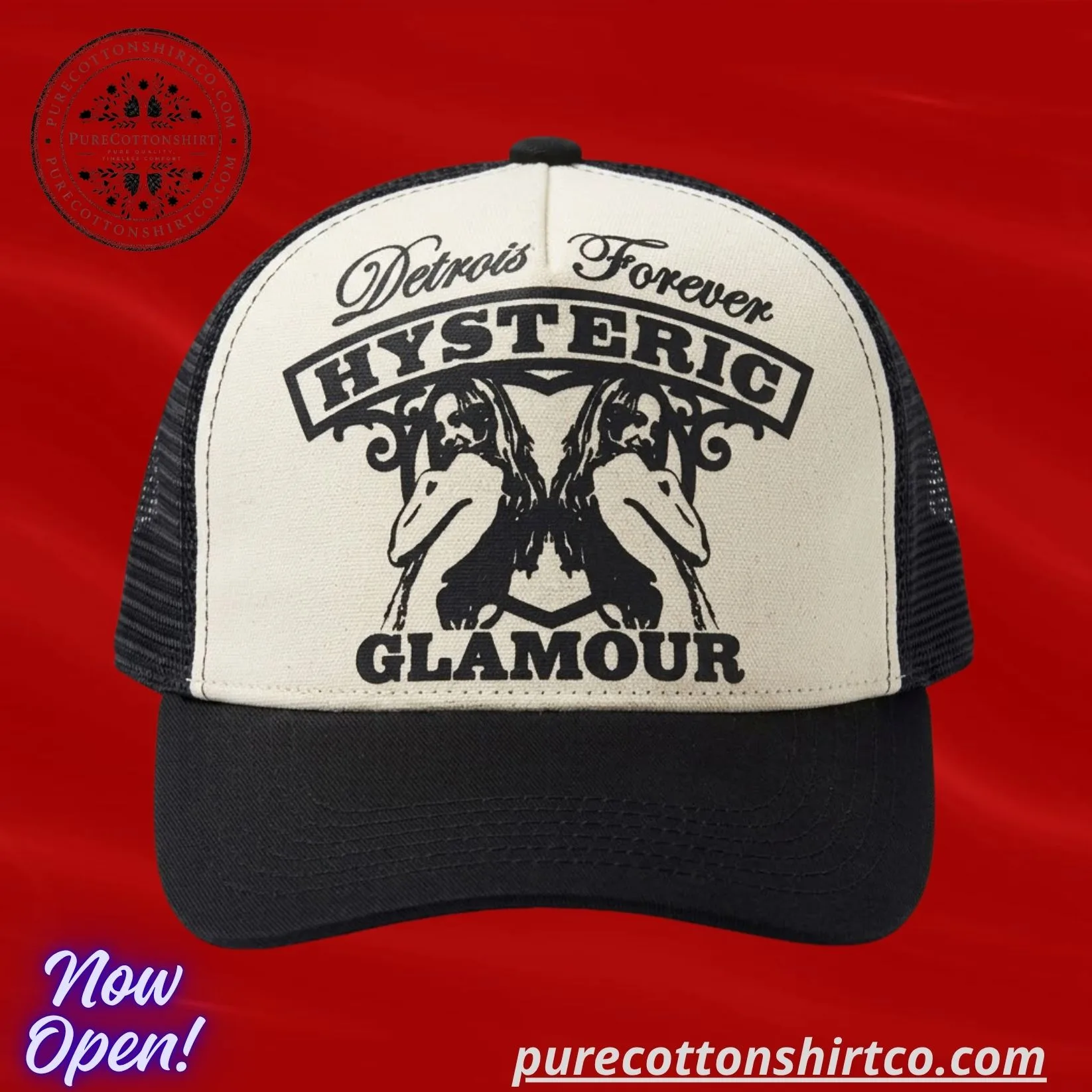 Timothee Chalamet Hysteric Glamour Trucker Cap Hat (1) Timothee Chalamet Hysteric Glamour Trucker Cap Hat — image 2