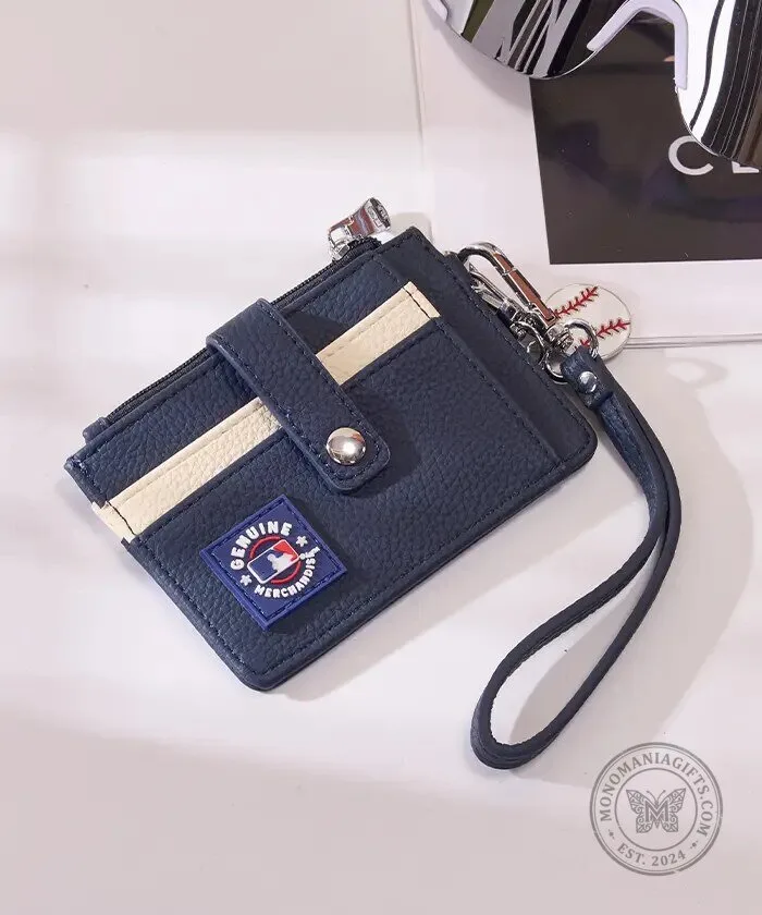 Boston Red Sox Baseball Card Holder Wallet with Baseball Charm 20 Boston Red Sox Baseball Card Holder Wallet with Baseball Charm