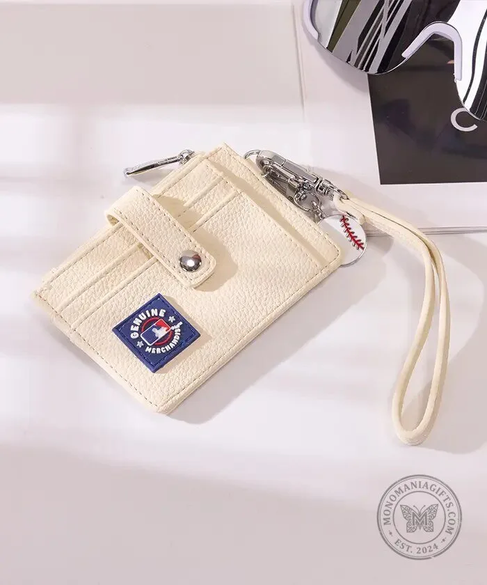 Boston Red Sox Baseball Card Holder Wallet with Baseball Charm 27 Boston Red Sox Baseball Card Holder Wallet with Baseball Charm