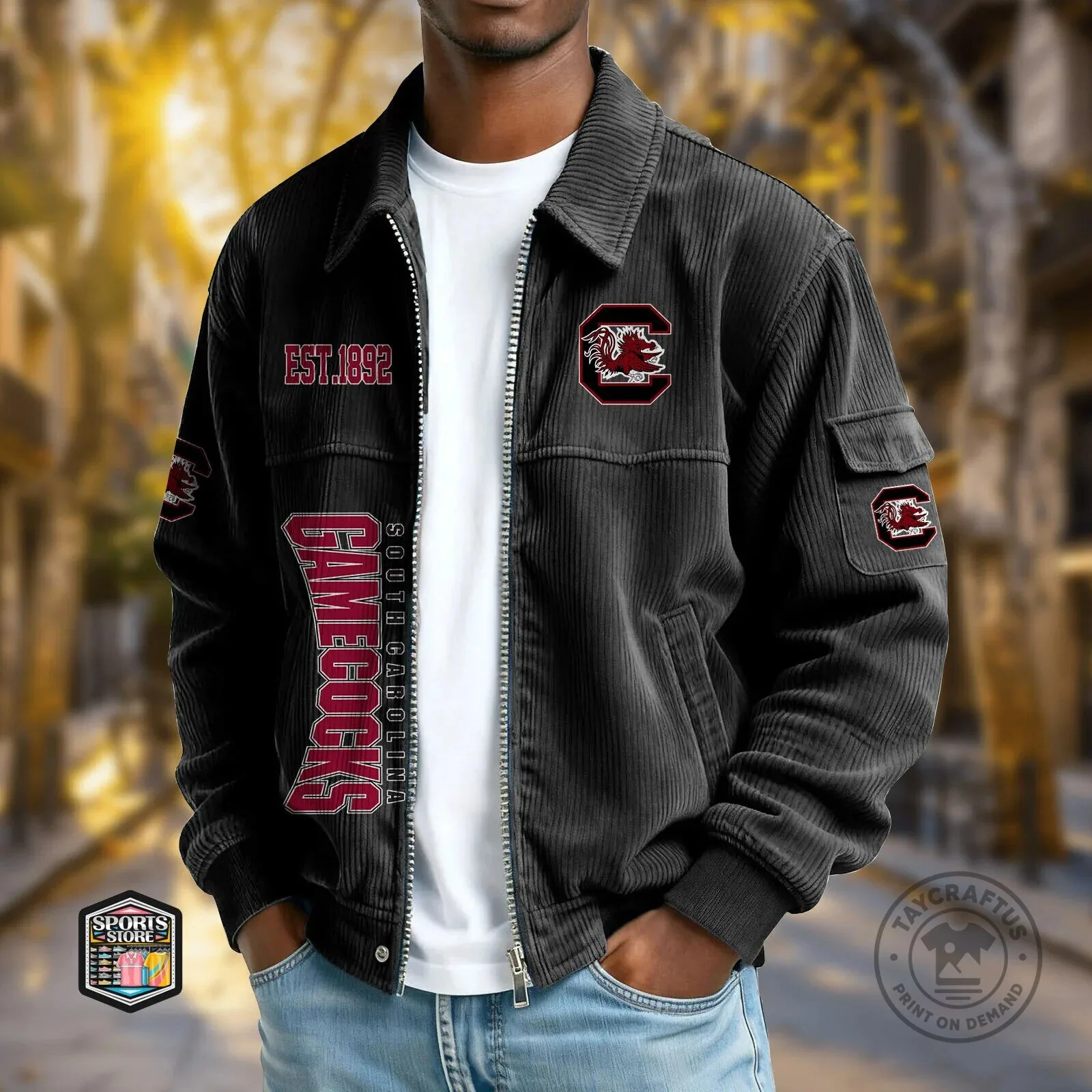 South Carolina Gamecocks Est. 1892 Corduroy Jacket