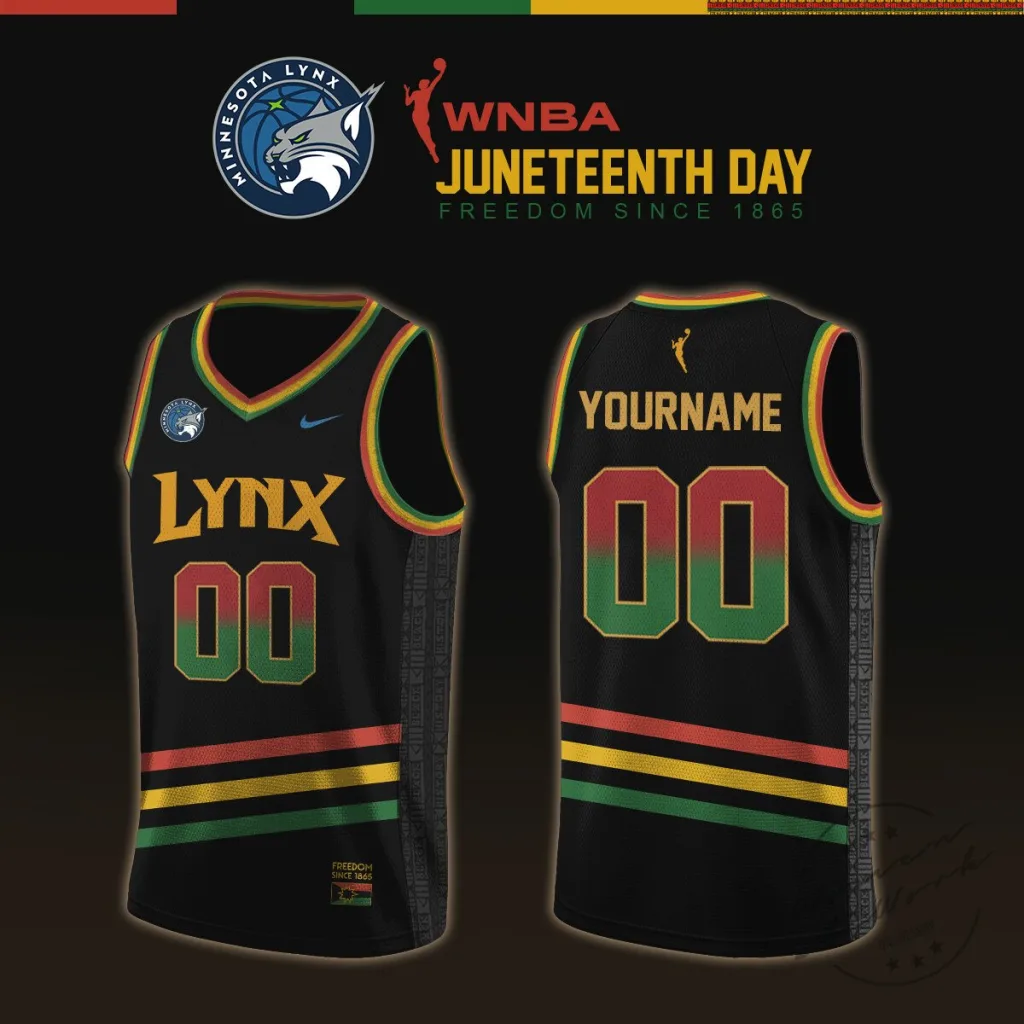 Minnesota Lynx 2026 WNBA x Juneteeth Day Jersey Limited Edition Minnesota Lynx 2026 WNBA x Juneteeth Day Jersey Limited Edition
