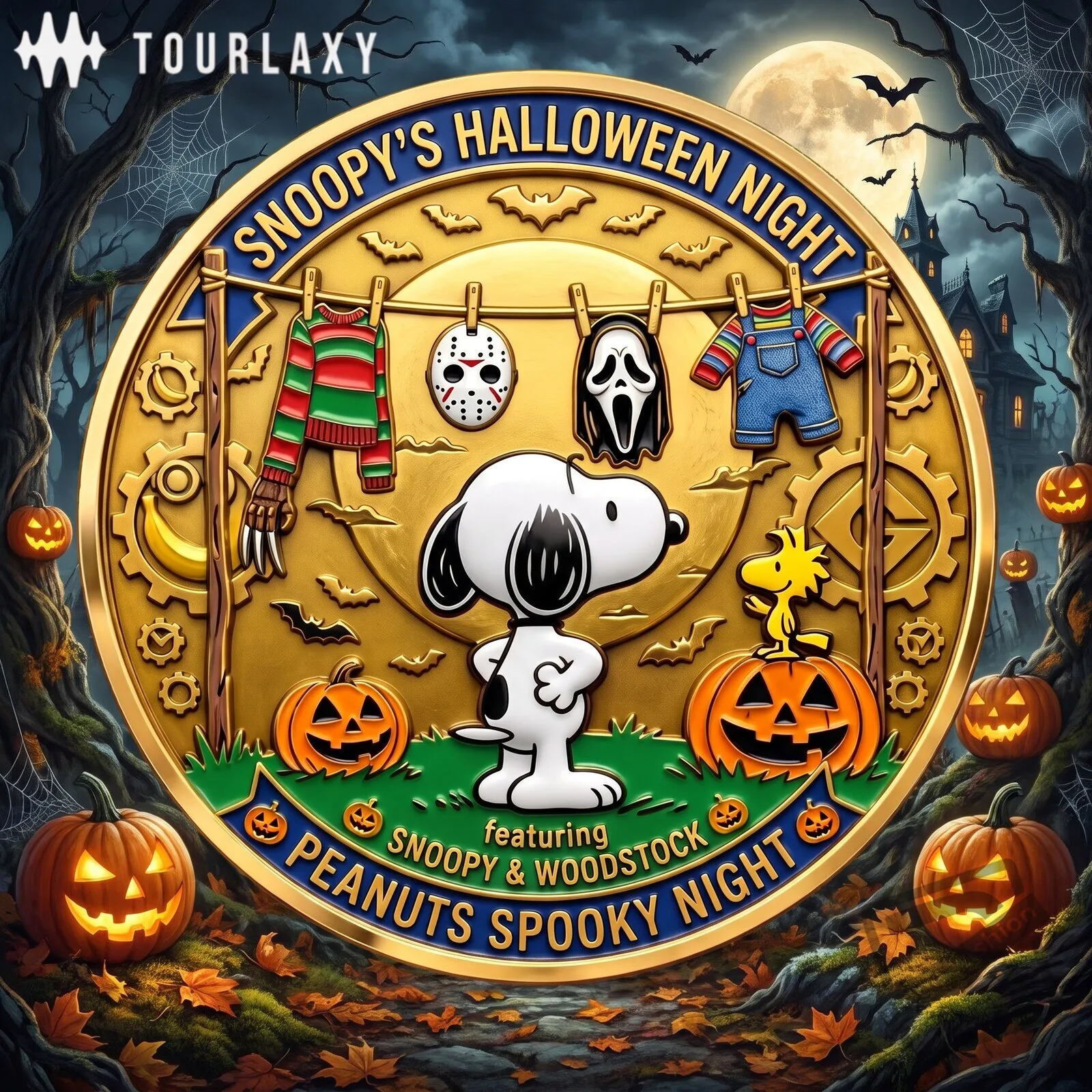 Halloween Snoopy Commemorative Coin Collection