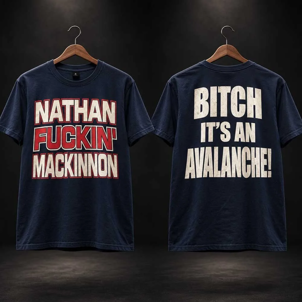Nathan MacKinnon Bitch It's An Avalanche T-Shirt Vintage Colorado Shirt