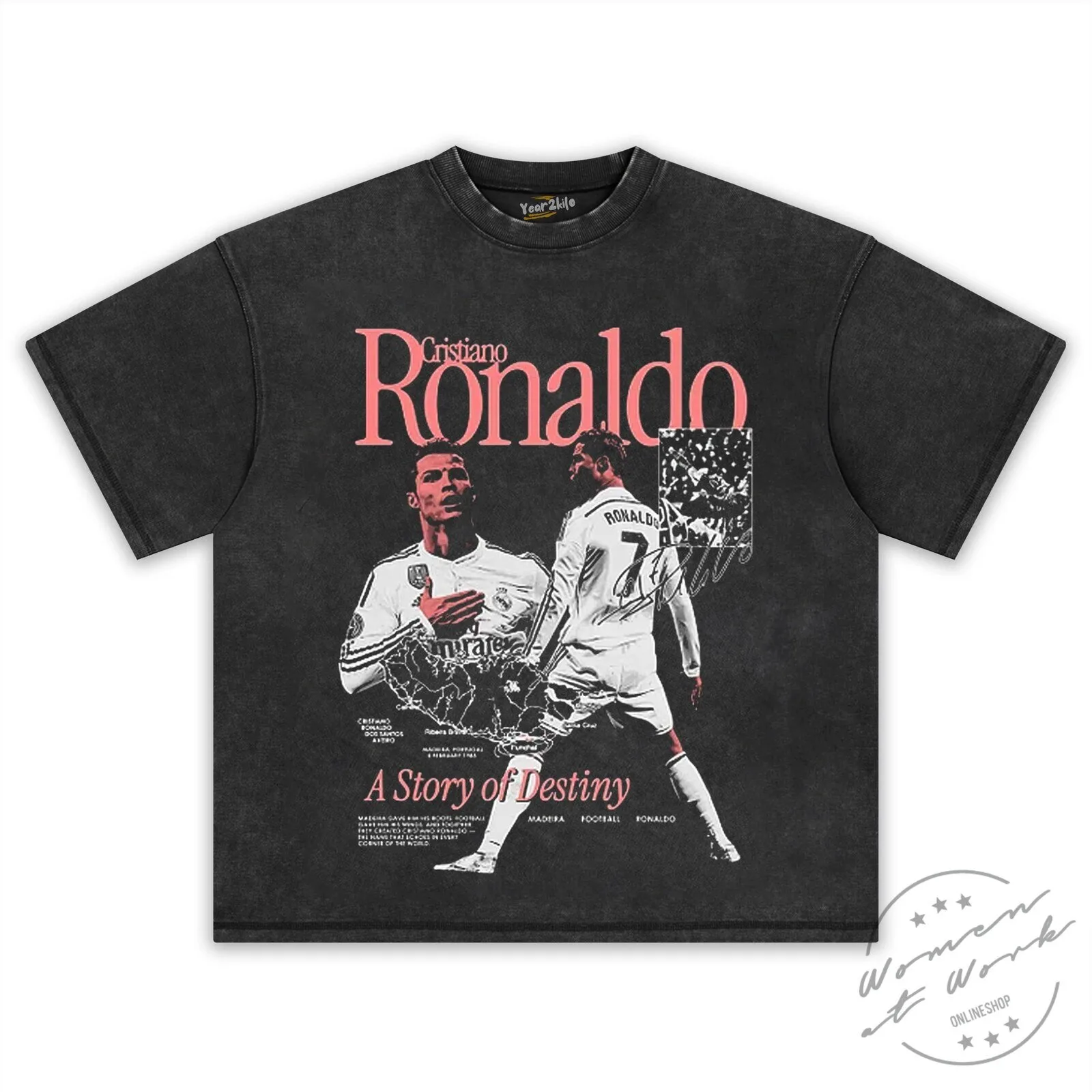 Cristiano Ronaldo A Story of Destiny Football Player T-Shirt 8 Cristiano Ronaldo A Story of Destiny Football Player T-Shirt