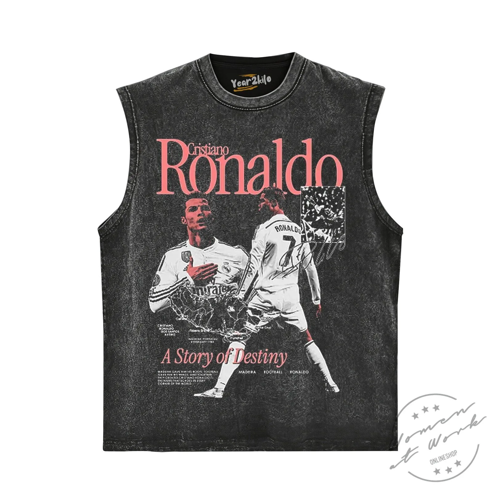 Cristiano Ronaldo A Story of Destiny Football Player T-Shirt 9 Cristiano Ronaldo A Story of Destiny Football Player T-Shirt