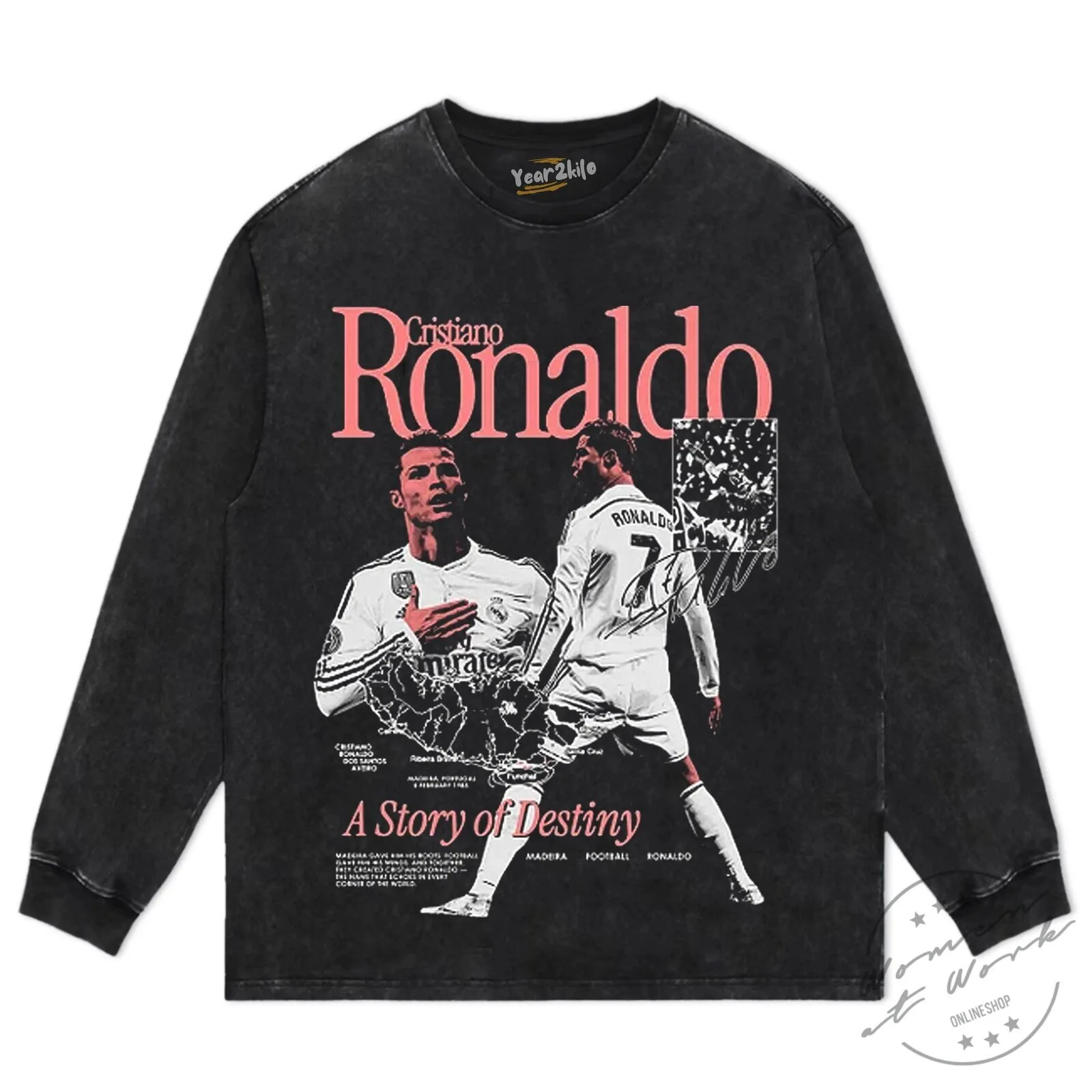 Cristiano Ronaldo A Story of Destiny Football Player T-Shirt 12 Cristiano Ronaldo A Story of Destiny Football Player T-Shirt