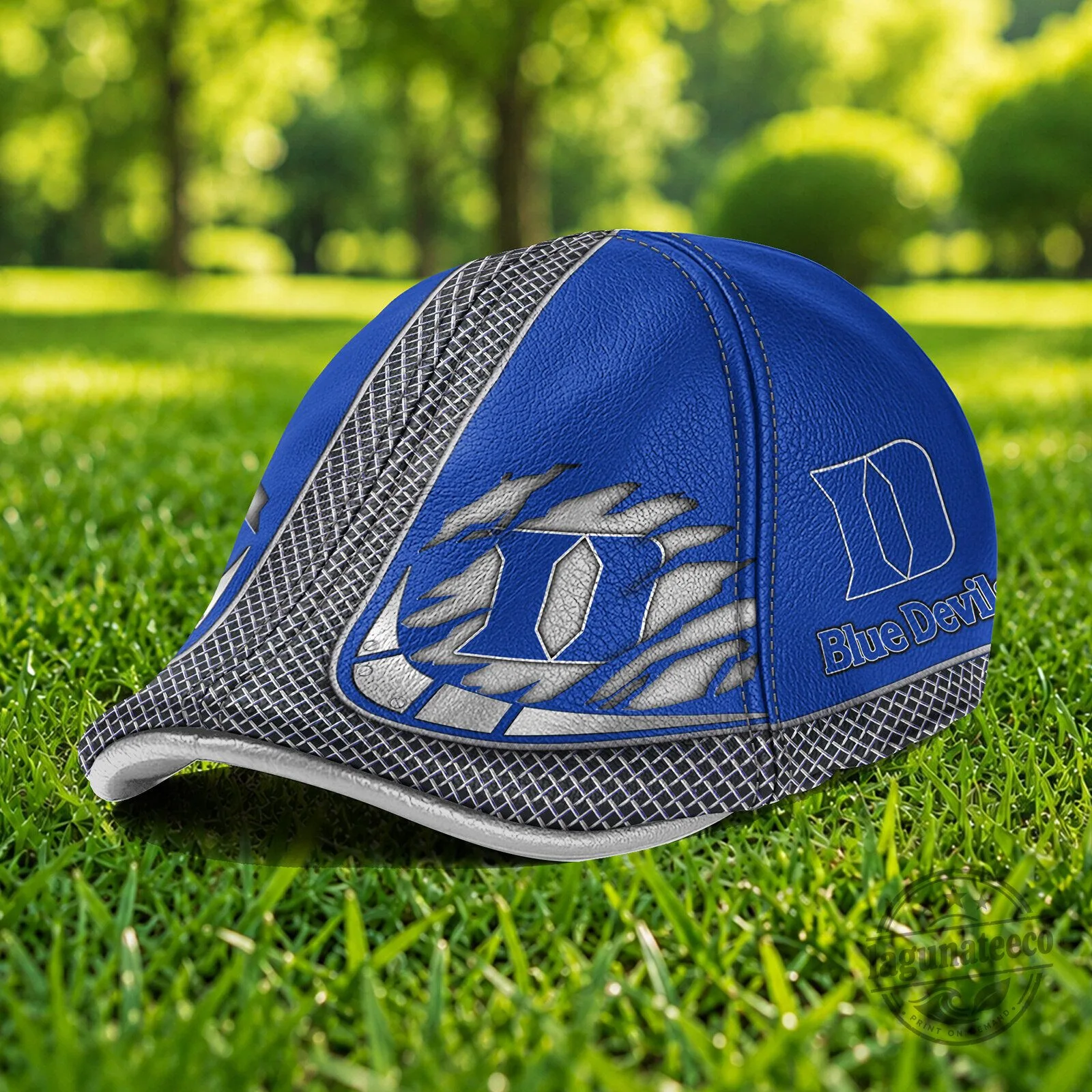 Duke Blue Devils Distressed Logo NCAA Ivy Cap Hat