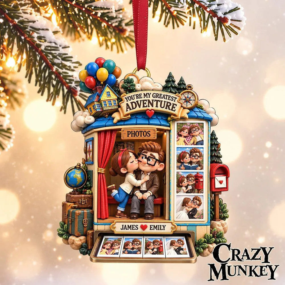 Disney Up Carl Ellie Greatest Adventure Concept Fan Ornament | Home Decor