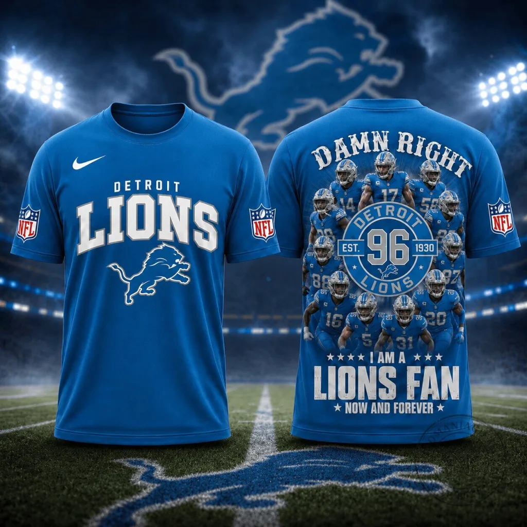 Detroit Lions Fan Now And Forever NFL Football Team T-Shirt Detroit Lions Fan Now And Forever NFL Football Team T-Shirt