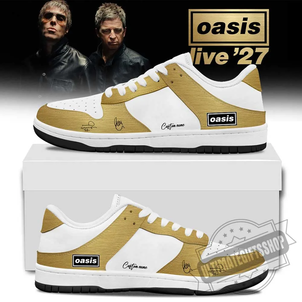 Oasis Live ’27 Limited Edition Signature Low Top Sneakers Shoe (2) Oasis Live ’27 Limited Edition Signature Low Top Sneakers Shoe – image 3 of 3