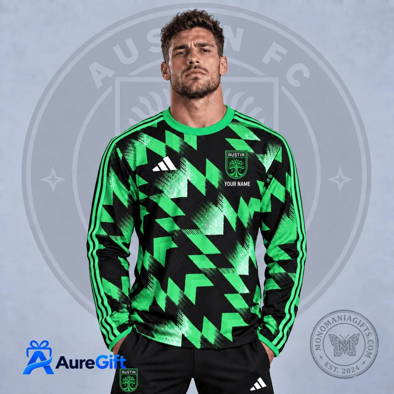 Austin Football Club Personalized Long Sleeve Jersey 1 Austin Football Club Personalized Long Sleeve Jersey
