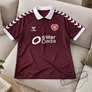 Hummel Heart of Midlothian FC 2026/27 Home Maroon Jersey Shirt