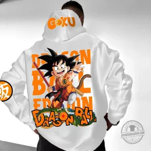 Dragon Ball Goku Super Saiyan Anime Japanese Manga Cartoon Hoodie