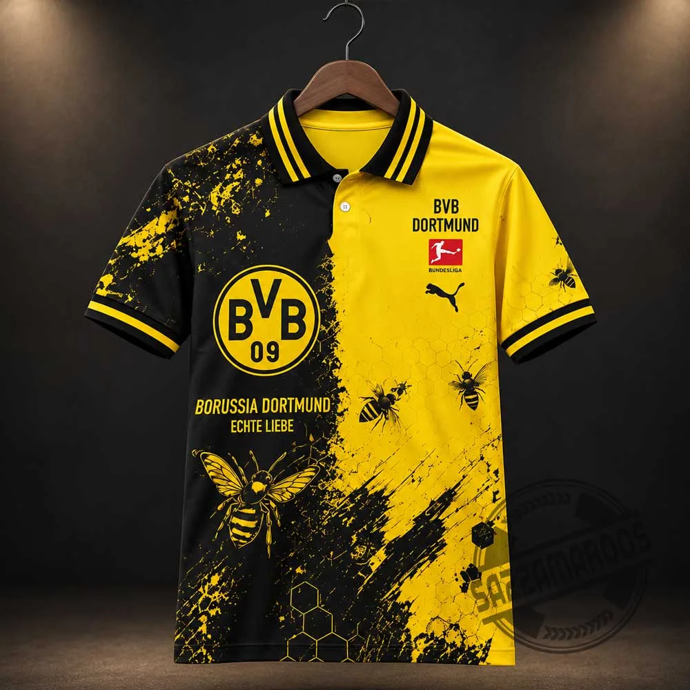 Borussia Dortmund BVB 09 Bumblebee Polo Shirt (1) Borussia Dortmund BVB 09 Bumblebee Polo Shirt