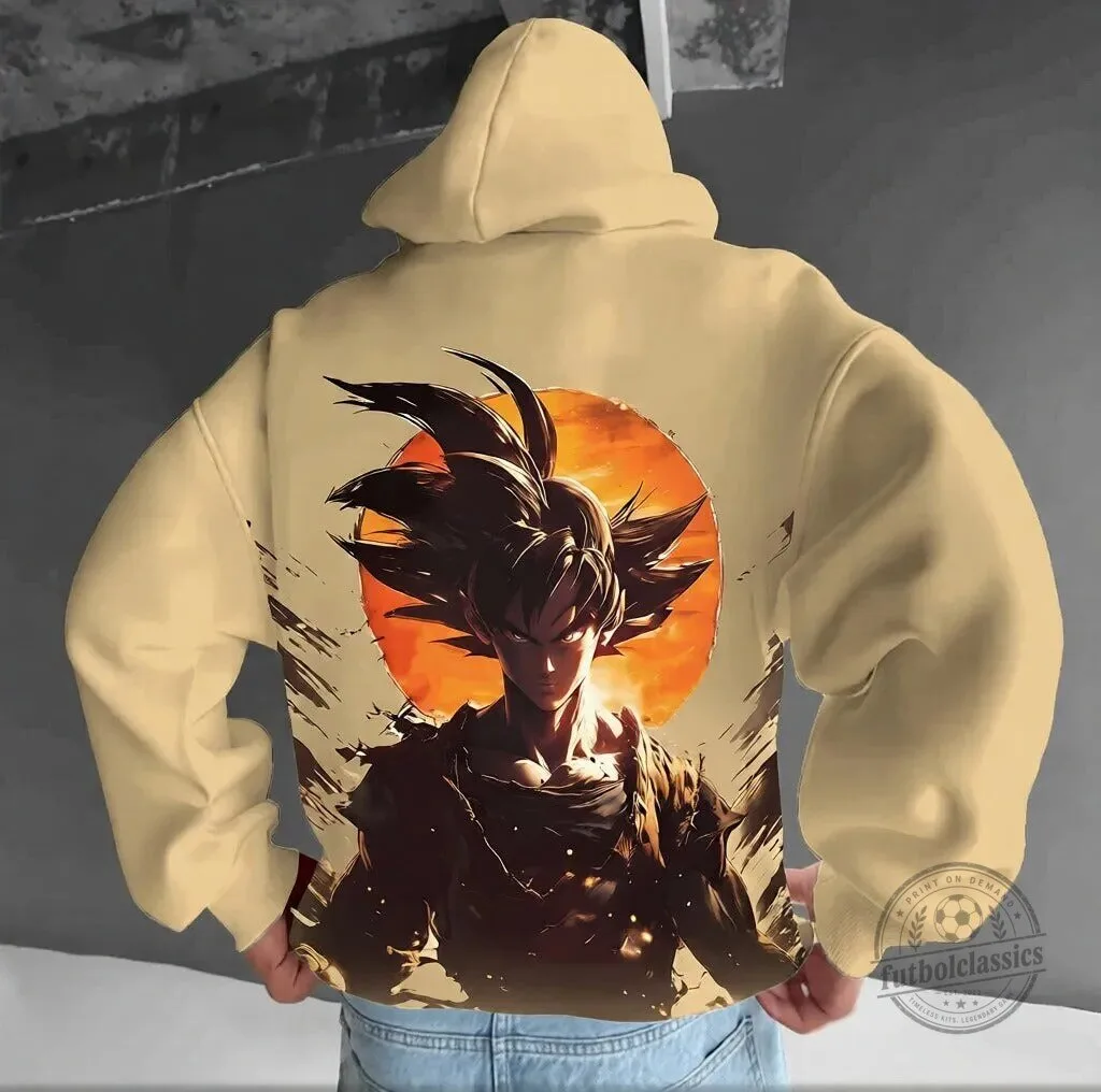 Goku Super Saiyan Dragon Ball Z Anime Oversized Hoodie