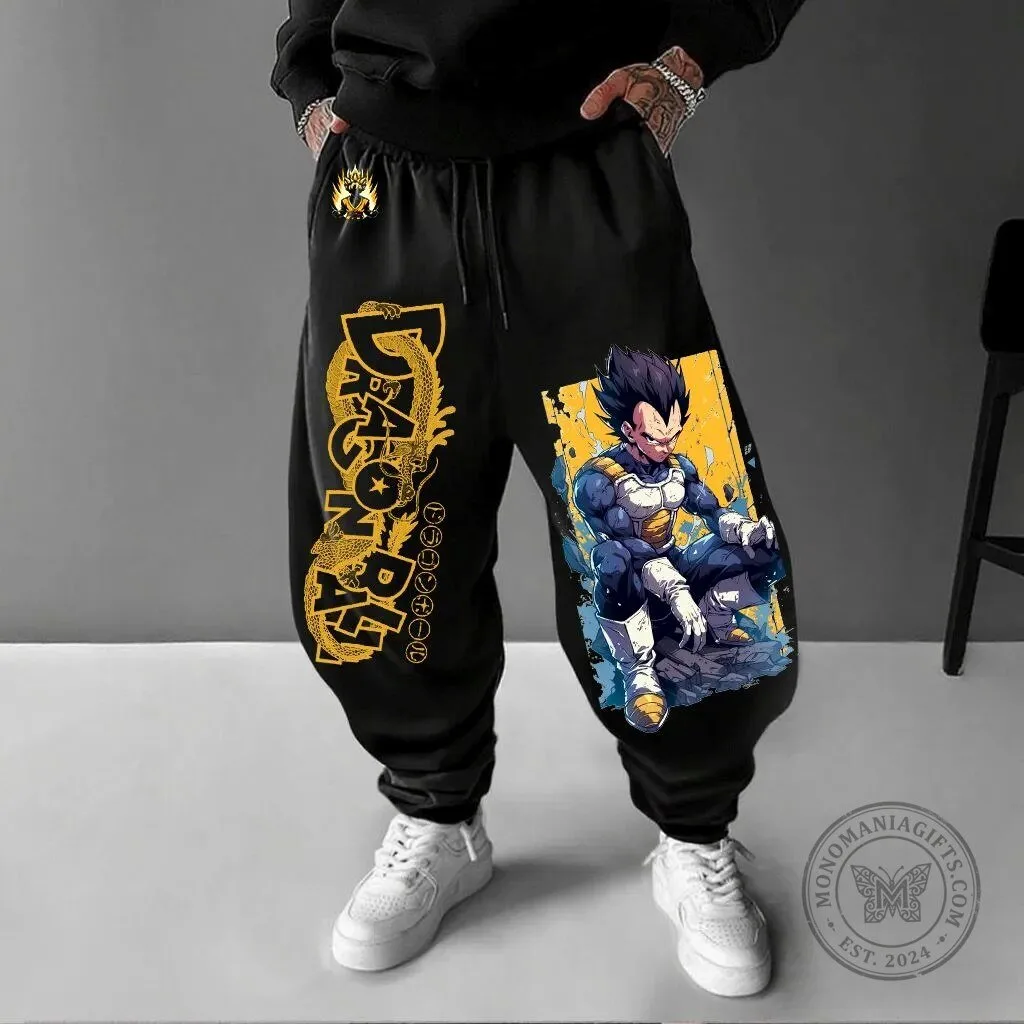 Dragon Ball Z Vegeta Super Saiyan Anime Streetwear Casual Sweatpants