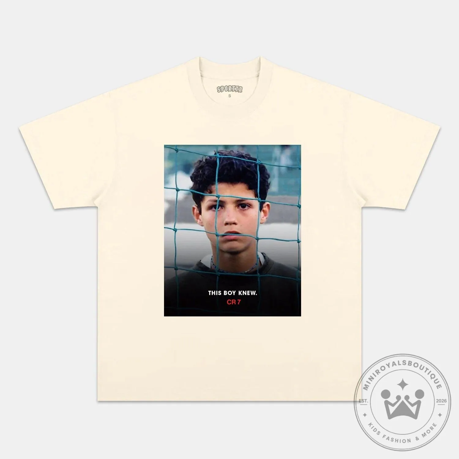 Cristiano Ronaldo Young Boy Knew CR7 Football Fan T-Shirt 14 Cristiano Ronaldo Young Boy Knew CR7 Football Fan T-Shirt