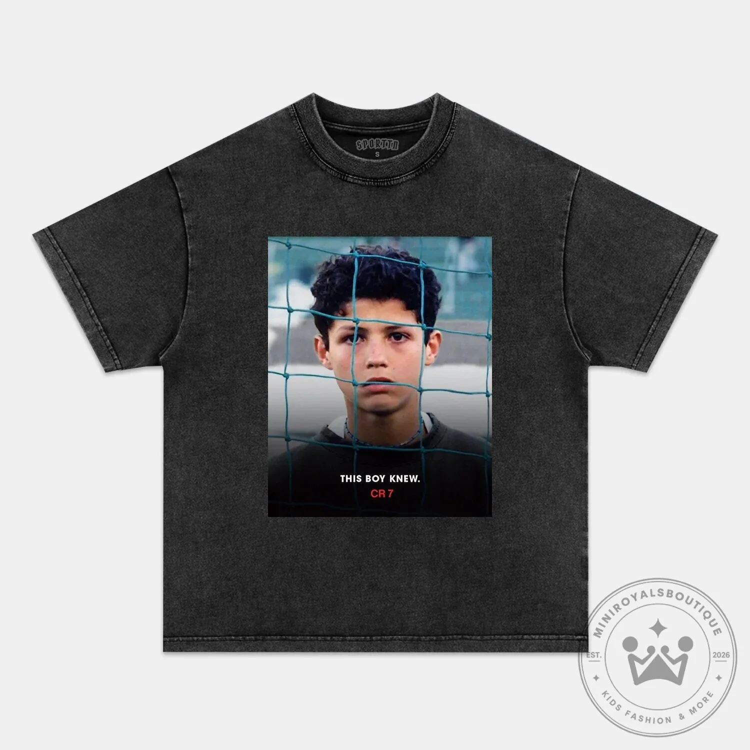 Cristiano Ronaldo Young Boy Knew CR7 Football Fan T-Shirt 15 Cristiano Ronaldo Young Boy Knew CR7 Football Fan T-Shirt