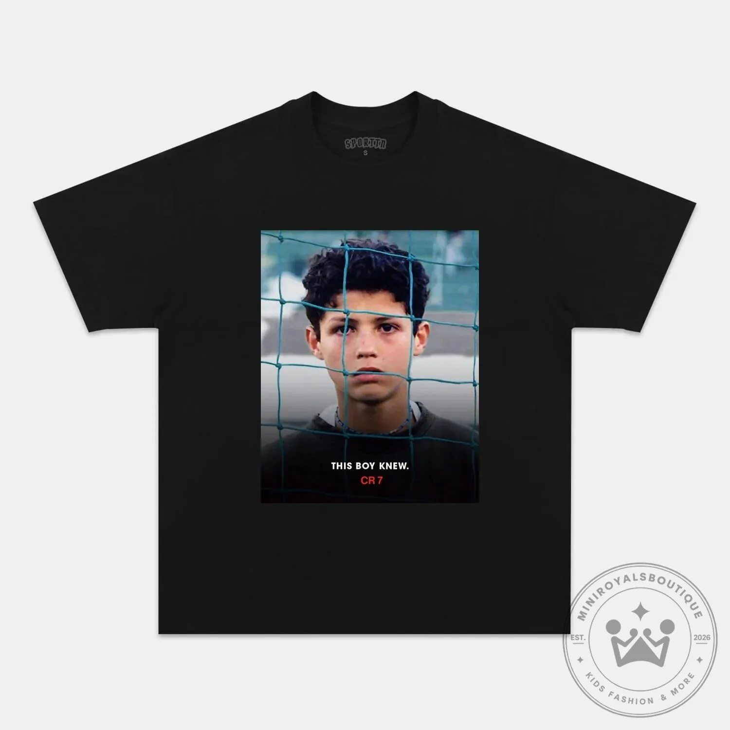 Cristiano Ronaldo Young Boy Knew CR7 Football Fan T-Shirt 16 Cristiano Ronaldo Young Boy Knew CR7 Football Fan T-Shirt