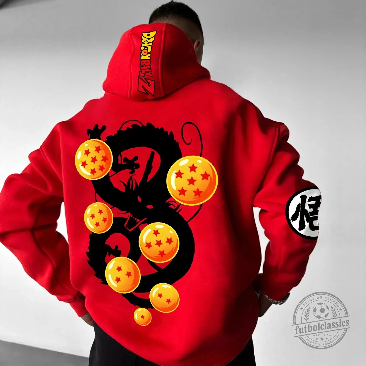 Dragon Ball Z Shenron Dragon and Dragon Balls Hoodie