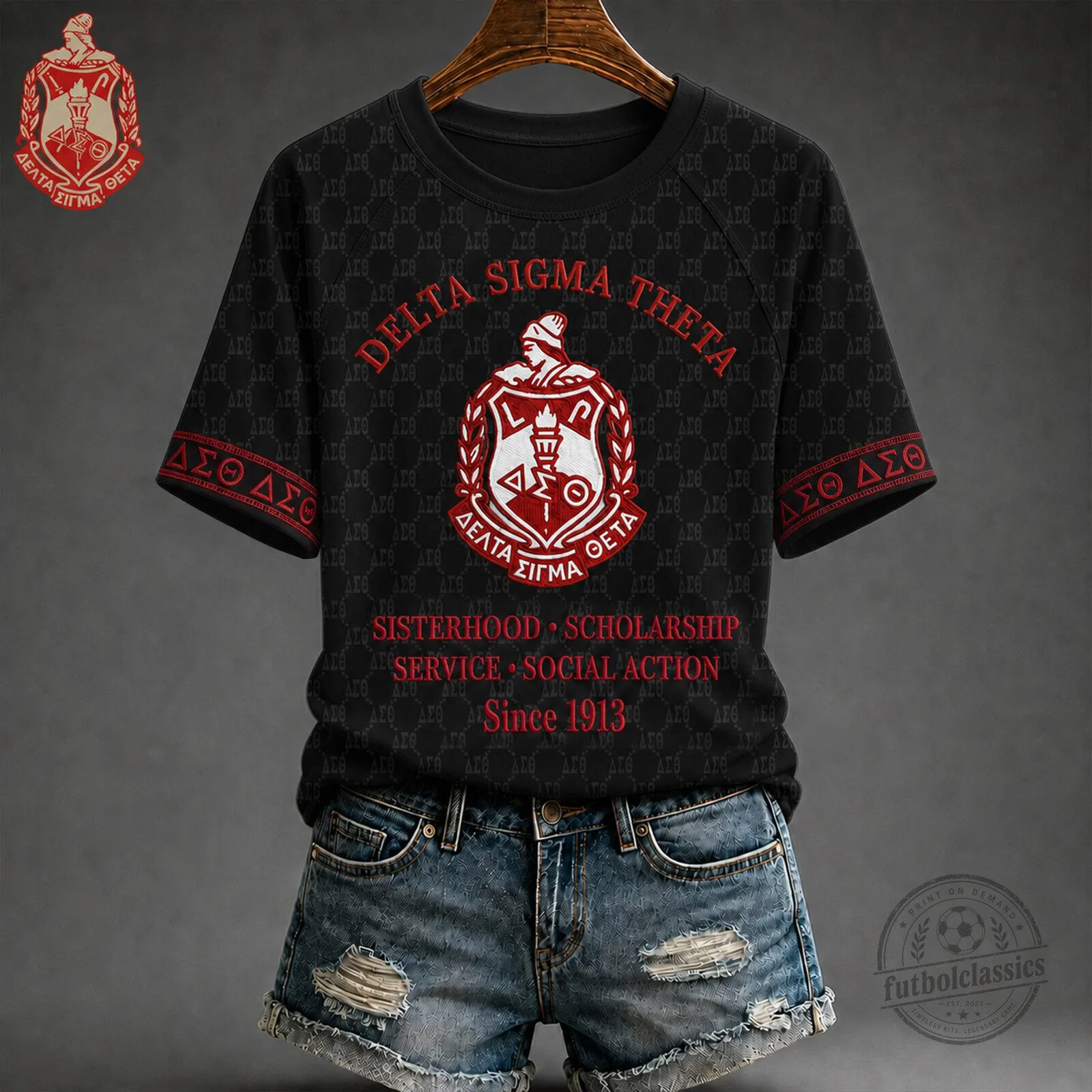 Delta Sigma Theta Sorority Sisterhood Scholarship Social Action T-Shirt