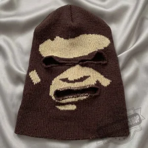 Bape Ape Head Jacquard Knit Balaclava Ski Mask 5 Bape Ape Head Jacquard Knit Balaclava Ski Mask