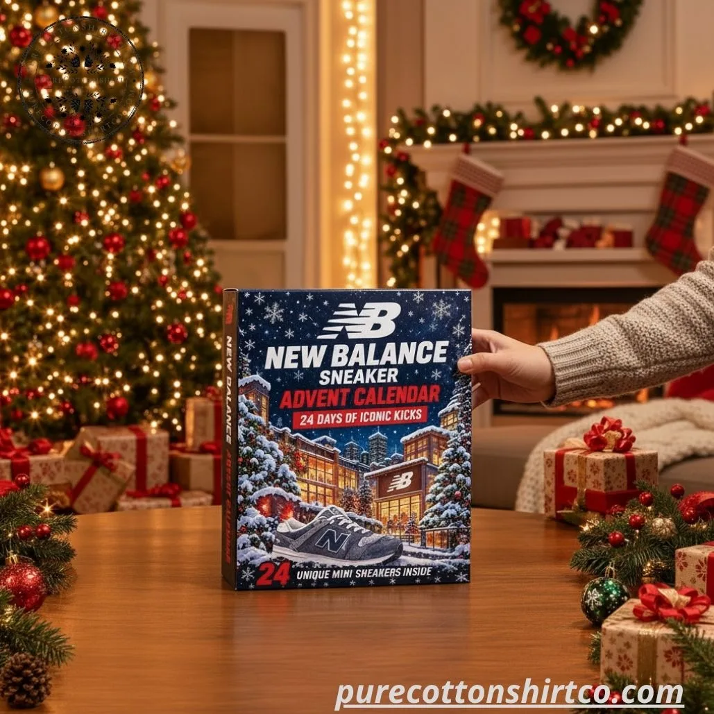 New Balance Sneaker Advent Calendar (1) New Balance Sneaker Advent Calendar – 24 Days Acrylic Ornament Iconic Kicks Christmas Box — image 2