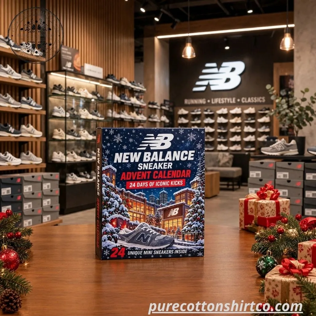 New Balance Sneaker Advent Calendar (2) New Balance Sneaker Advent Calendar – 24 Days Acrylic Ornament Iconic Kicks Christmas Box — image 3