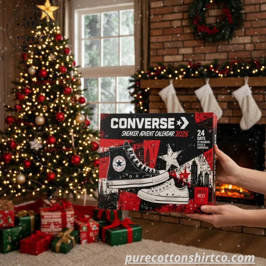 Converse Sneaker Advent Calendar 2026 (1) Converse Sneaker Advent Calendar 2026 – 24 Days Acrylic Ornament Style And Surprises Christmas Box — image 2