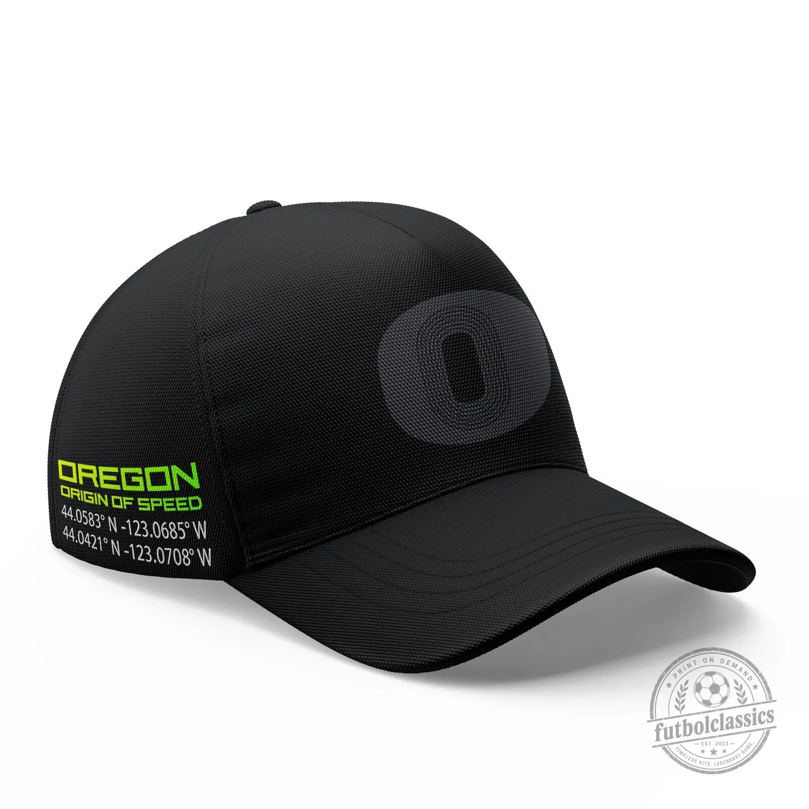 Black Crewneck Sweatshirt featuring the Oregon Ducks Origin of Speed Design 6 Black Crewneck Sweatshirt featuring the Oregon Ducks Origin of Speed Design
