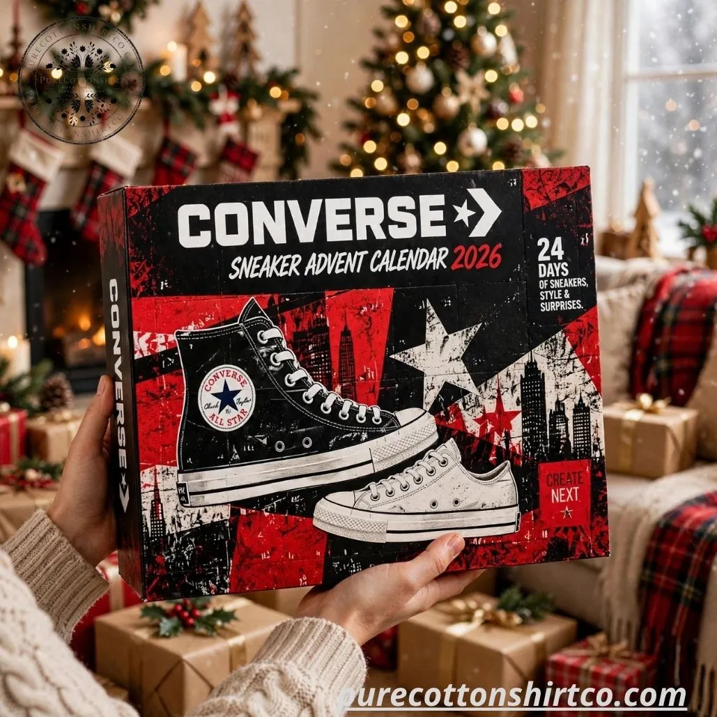 Converse Sneaker Advent Calendar 2026 (3) Converse Sneaker Advent Calendar 2026 – 24 Days Acrylic Ornament Style And Surprises Christmas Box — image 4