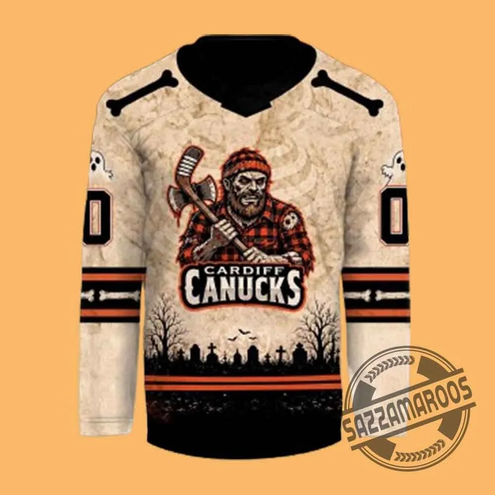 Cardiff Canucks 2026 Happy Halloween Night Personalized Jersey