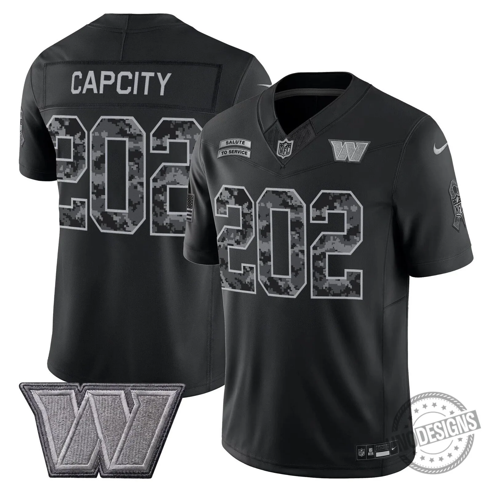 Salute To Service Football Jersey for Washington Commanders by Stefon Diggs 14 Salute To Service Football Jersey for Washington Commanders by Stefon Diggs