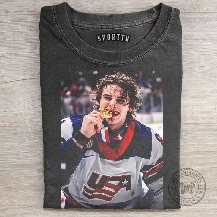 G-Dragon x TOY STORY PEACEMINUSONE T-Shirt 47 Jack Hughes USA Hockey Champion Gold Medalist Fan T-Shirt
