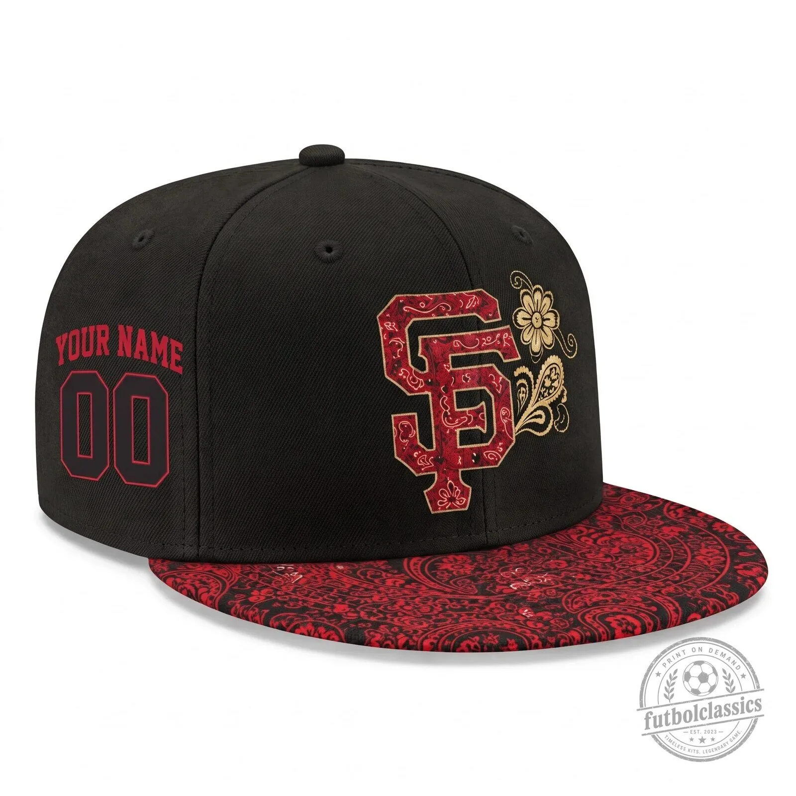 San Francisco Giants Latino Heritage Month Personalized Snapback Cap Hat