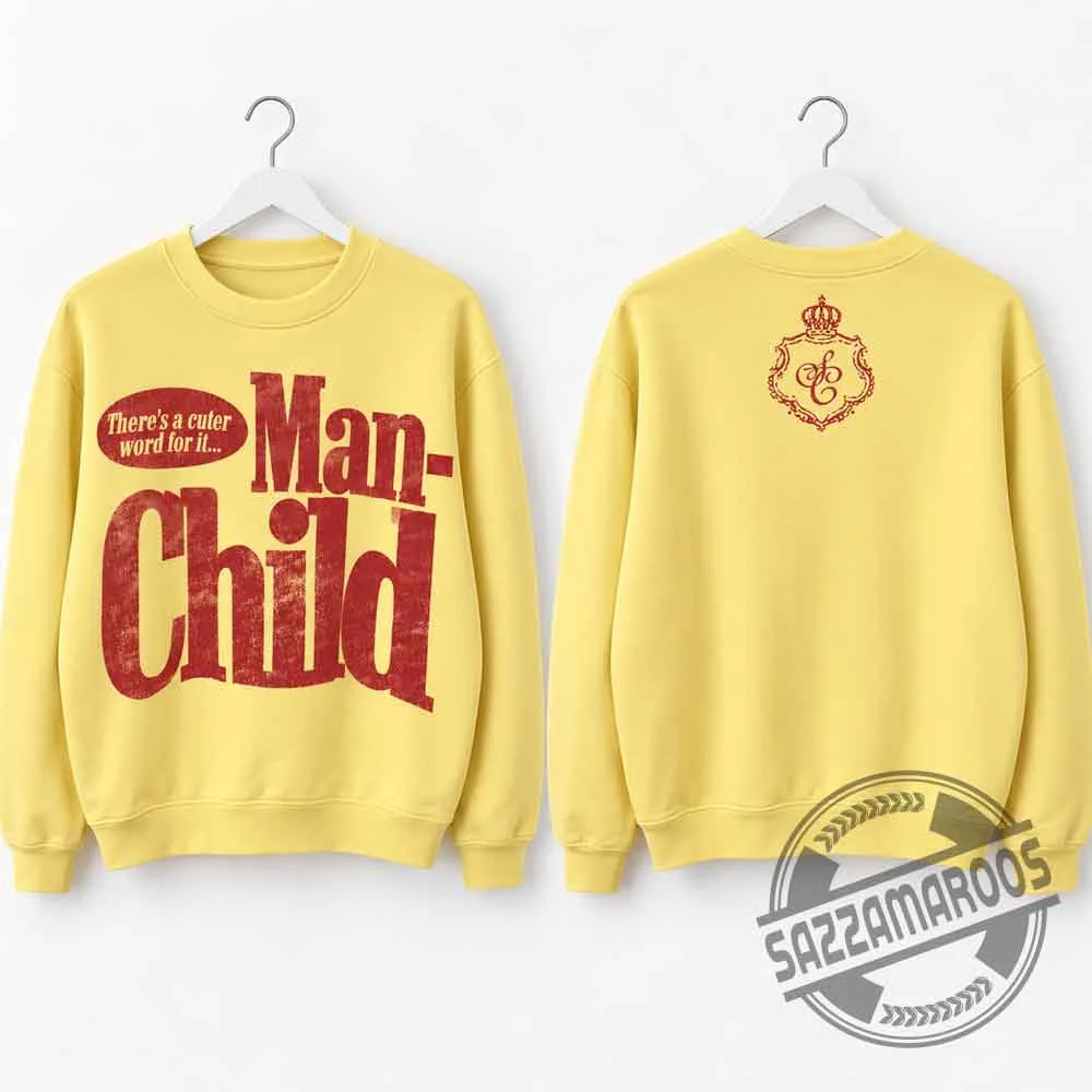 Sabrina Carpenter Man-Child Yellow Sweatshirt (1) Sabrina Carpenter Man-Child Yellow Sweatshirt