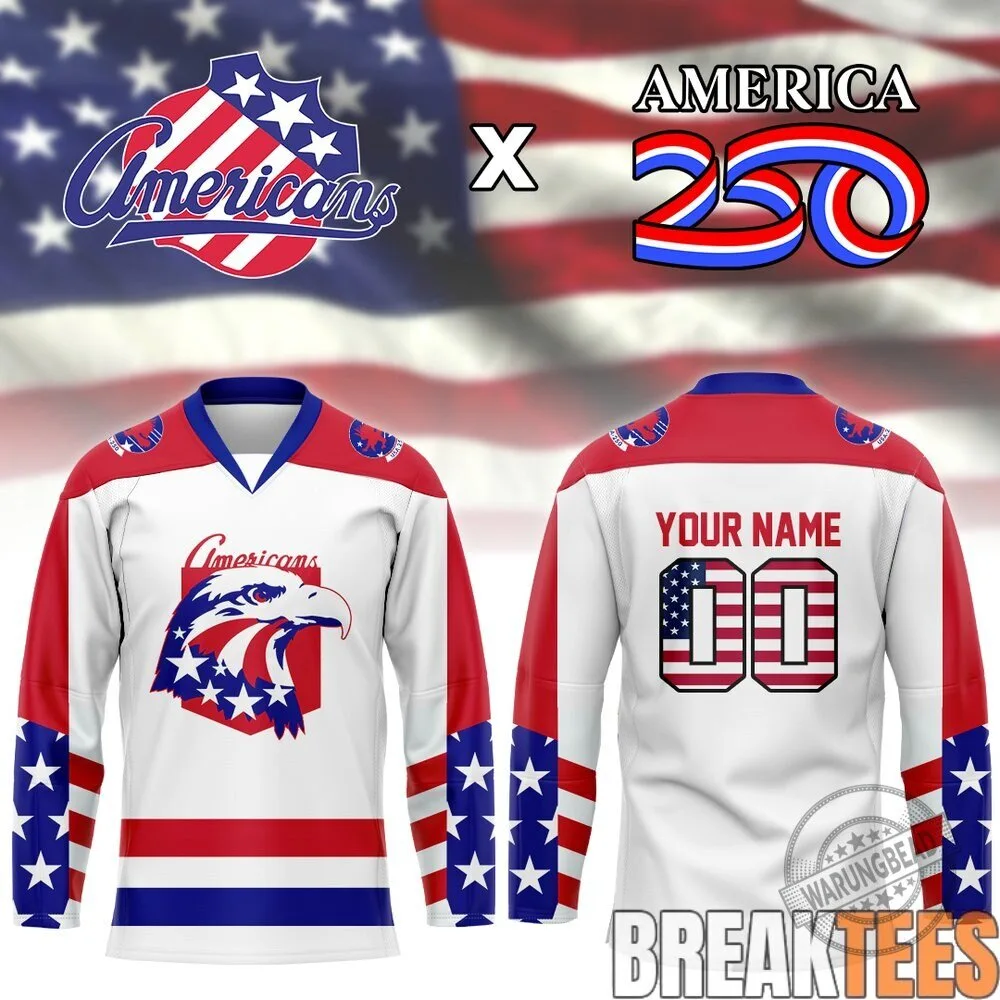 Rochester Americans Hockey Jersey Custom Name and Number 1 Rochester Americans Hockey Jersey Custom Name and Number
