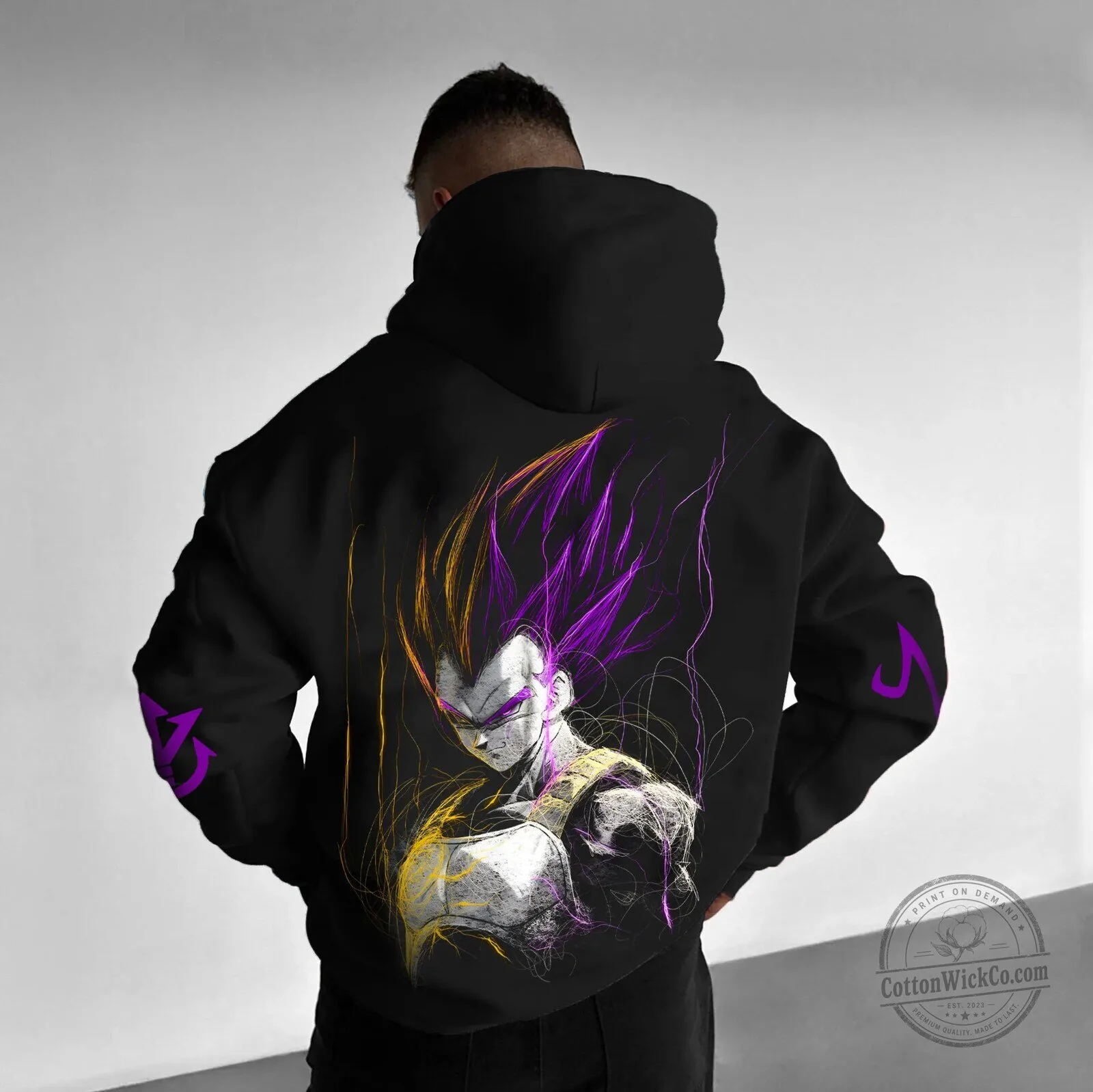 Dragon Ball Super Vegeta Super Saiyan God Super Saiyan Black Hoodie