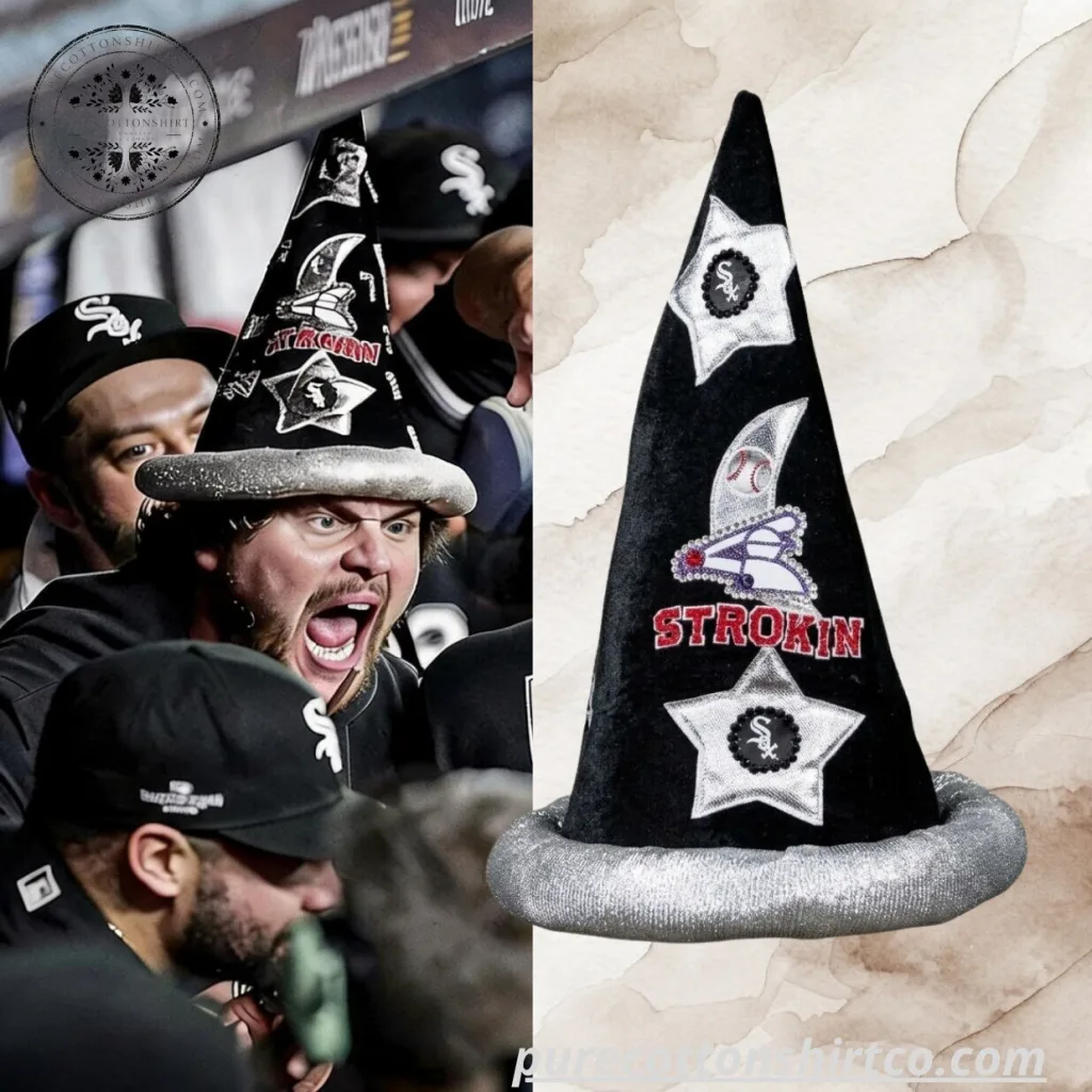 Chicago White Sox pitcher Mike Vasil Wizard Hat Chicago White Sox pitcher Mike Vasil Wizard Hat