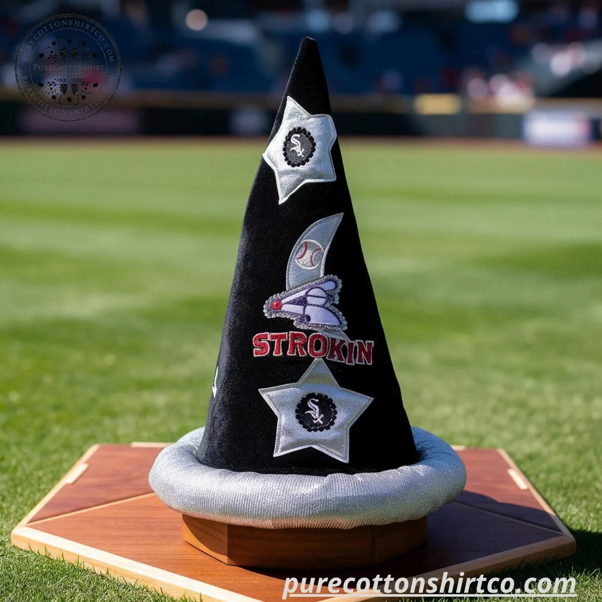Chicago White Sox pitcher Mike Vasil Wizard Hat 5 Chicago White Sox pitcher Mike Vasil Wizard Hat