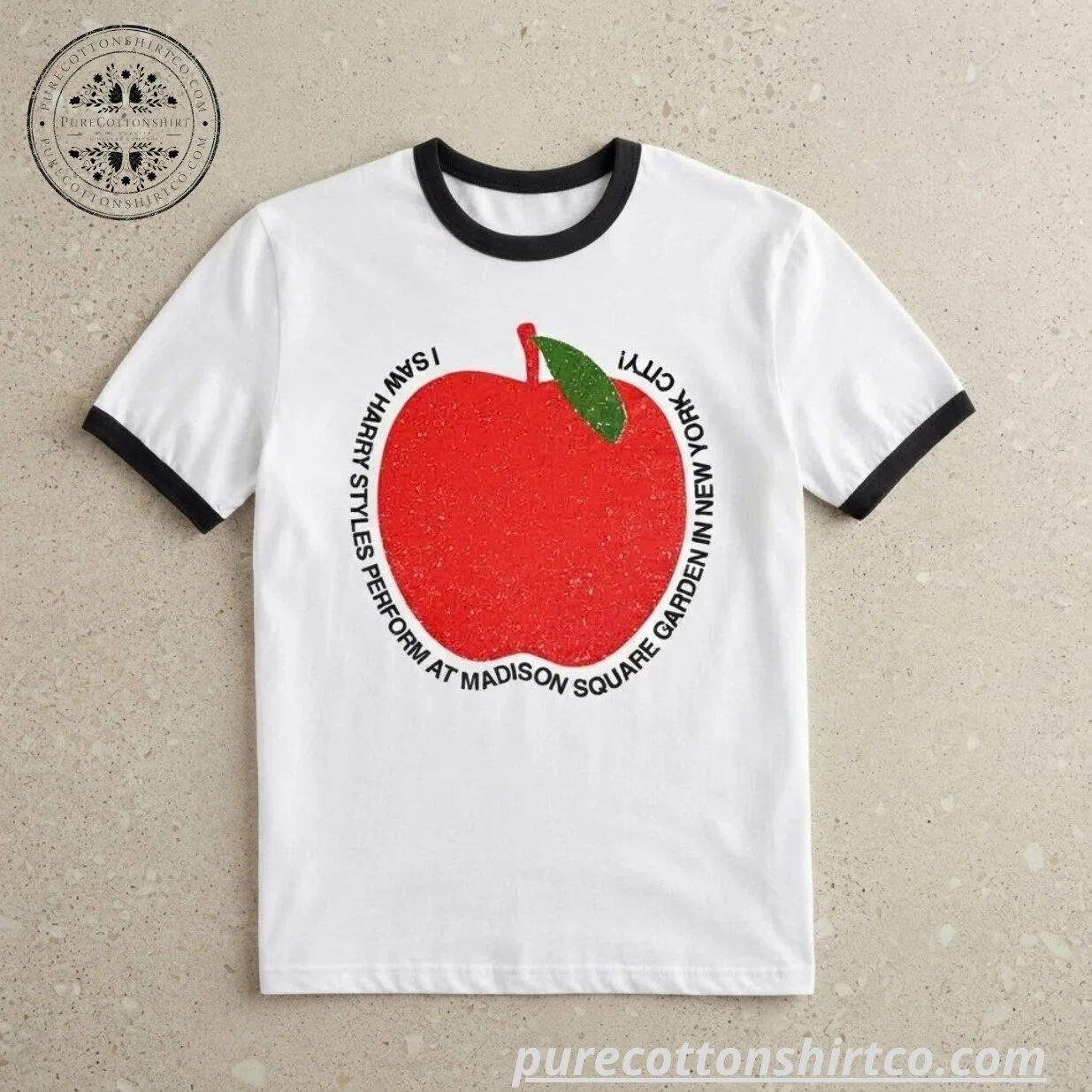 I Saw Harry Styles Perform At Madison Square Garden Shirt – NYC Apple Ringer Tee 4 I Saw Harry Styles Perform At Madison Square Garden Shirt – NYC Apple Ringer Tee