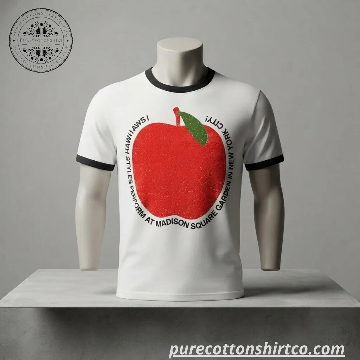 I Saw Harry Styles Perform At Madison Square Garden Shirt – NYC Apple Ringer Tee 5 I Saw Harry Styles Perform At Madison Square Garden Shirt – NYC Apple Ringer Tee